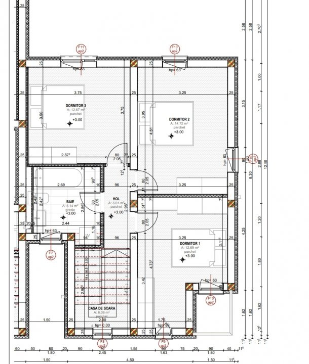 Duplex 4 camere Mosnita Noua pozitionat la asfalt cu toate utilitatile 6, foxfort.ro