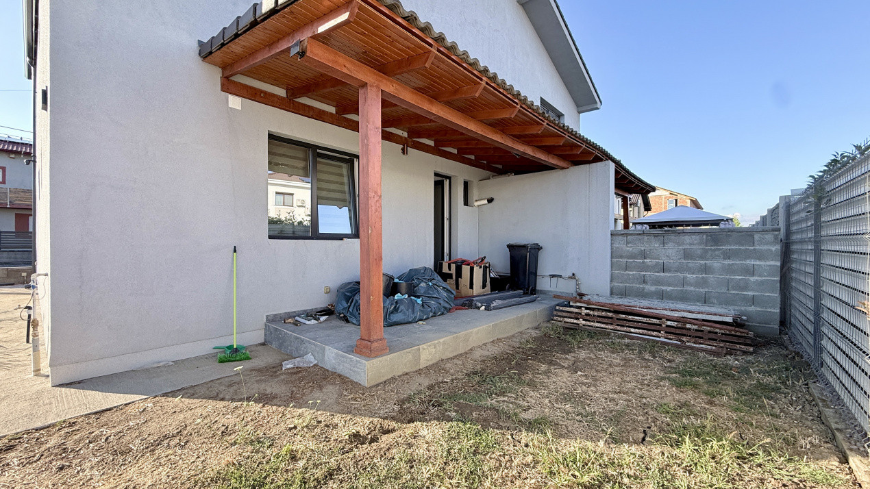 Duplex finalizat cu etaj, 3 camere, Mosnita Veche 23, foxfort.ro