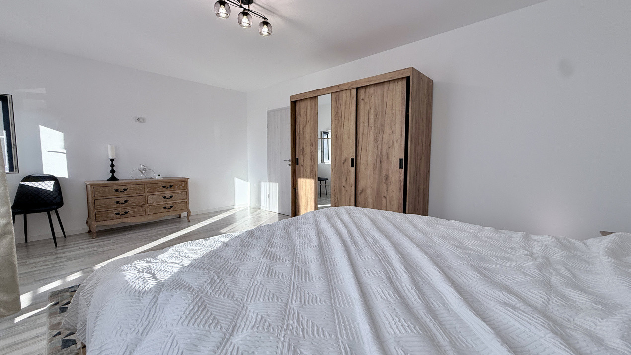 Duplex finalizat cu etaj, 3 camere, Mosnita Veche 15, foxfort.ro