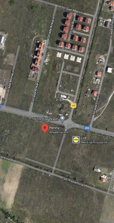 Teren 11800 mp cu front de 50 ml, Mosnita Noua langa Penny - ID V4786  1, foxfort.ro