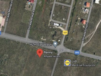 Teren 7350 mp cu front stradal de 50 ml, langa Penny Mosnita Noua - ID V4784  imagine mica 2, foxfort.ro