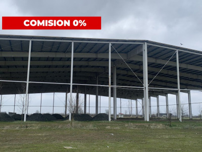 COMISION 0% Hala industriala 5500 mp utili zona de Nord Timisoara - ID V5143