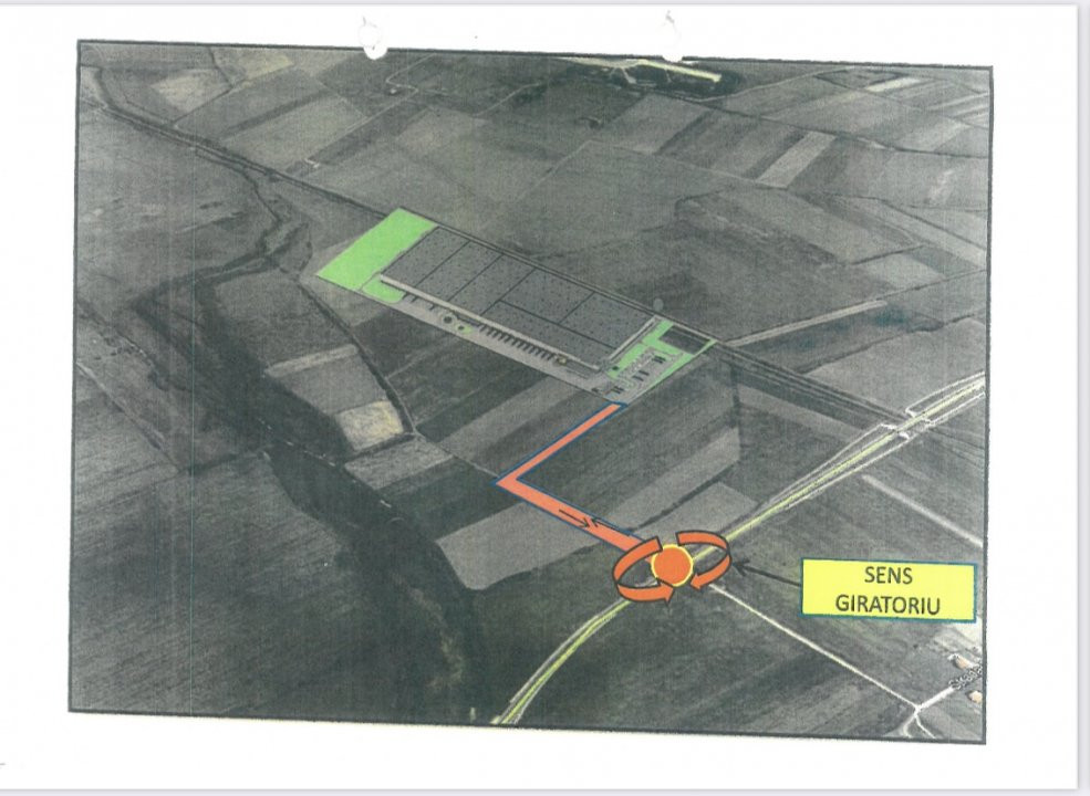 57 Hectare Teren centura cu front 485 ml pretabil parc logistic - V5480 2, foxfort.ro