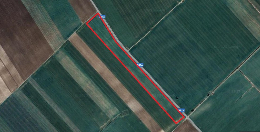 COMISION 0% Teren extravilan 4,47 ha, 800m front stradal, Peciu Nou - ID V5491 7, foxfort.ro