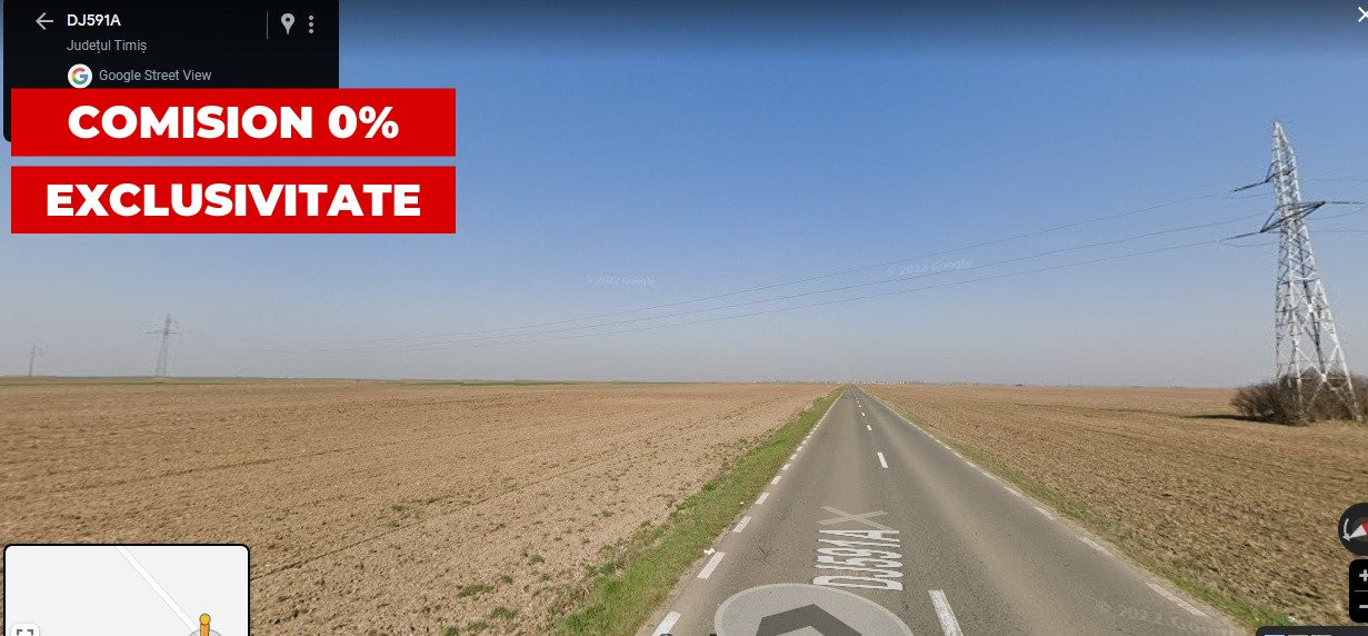 COMISION 0% Teren extravilan 4,47 ha, 800m front stradal, Peciu Nou - ID V5491 10, foxfort.ro