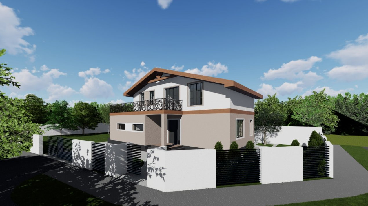 Casa Giarmata la gri cu toate utilitatile - ID V5615 6, foxfort.ro