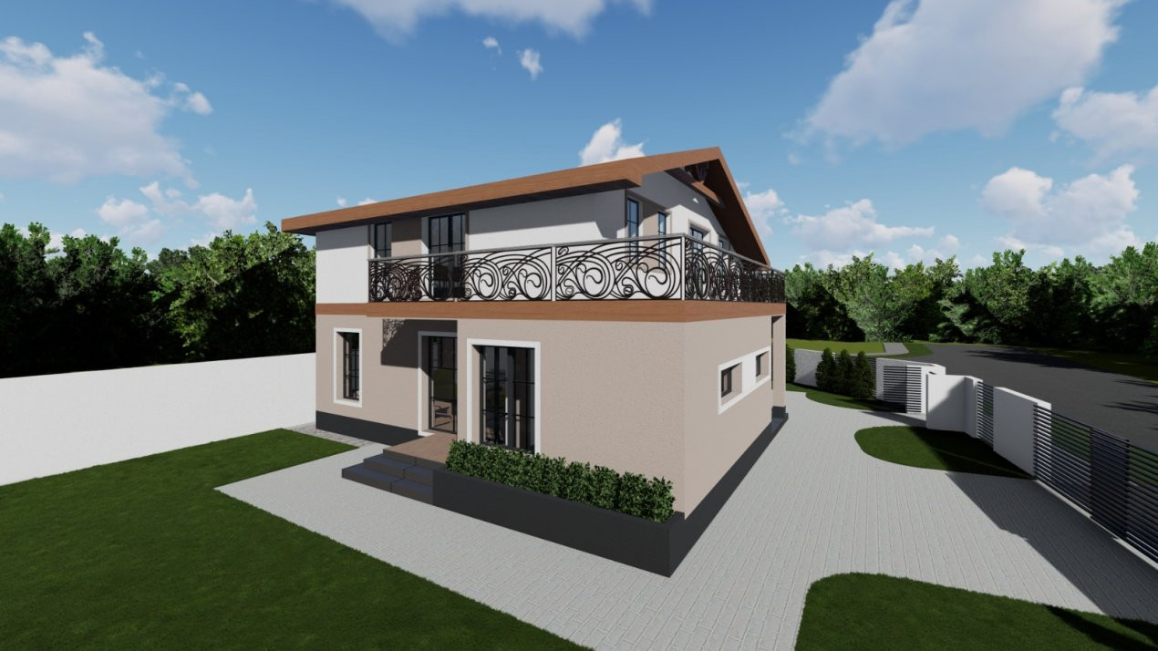 Casa Giarmata la gri cu toate utilitatile - ID V5615 9, foxfort.ro