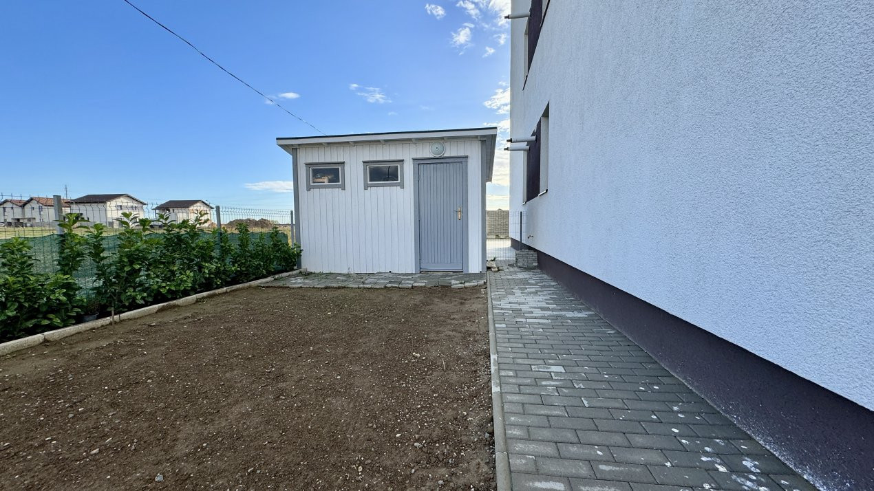 Apartament cu 2 camere, curte de 115MP in Giroc, zona Dunarea 2, foxfort.ro