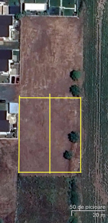 Teren de vanzare 721 mp Dumbravita  1, foxfort.ro