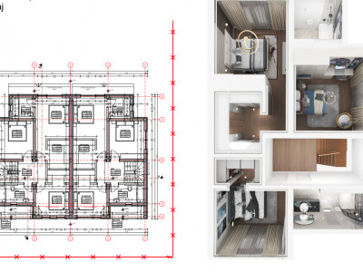 Duplex intreg 8 camere, LA ROSU, de vanzare in Sacalaz, la intrare imagine mica 3, foxfort.ro