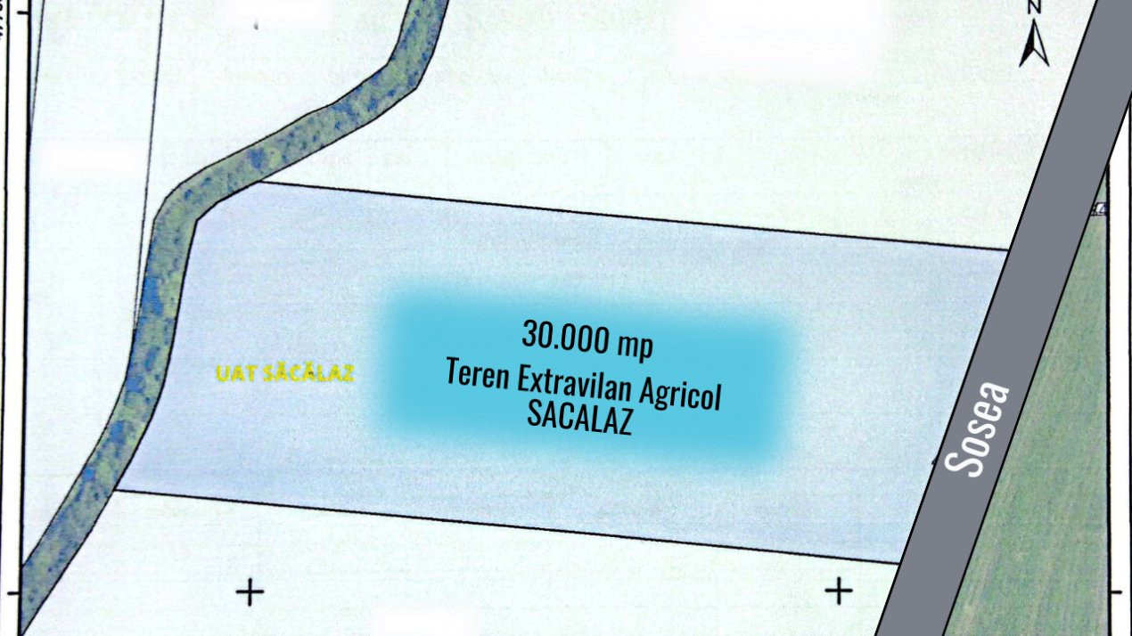 COMISION 0% Teren extravilan de vanzare in Sacalaz  3, foxfort.ro