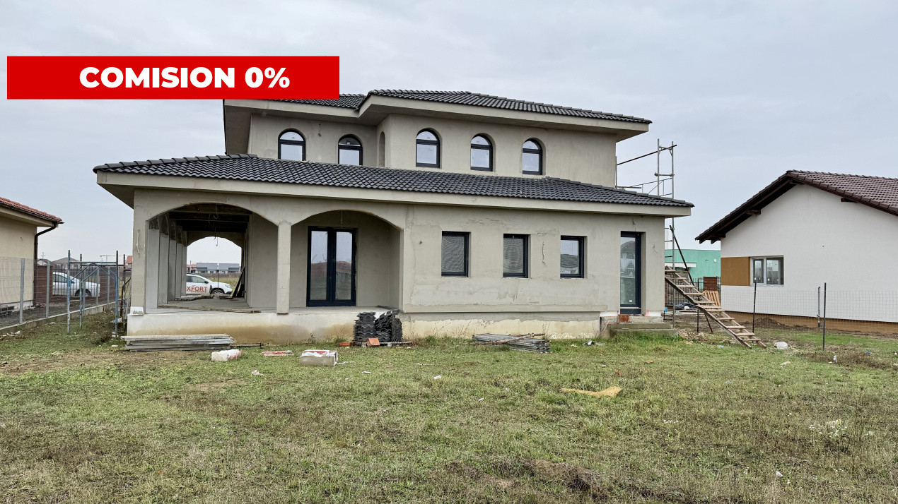 Comision 0% Casa individuala Mosnita in stil Neoromanesc cu 202 mp utili!  1, foxfort.ro