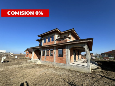 Comision 0% Casa individuala Mosnita in stil Neoromanesc cu 202 mp utili! 
