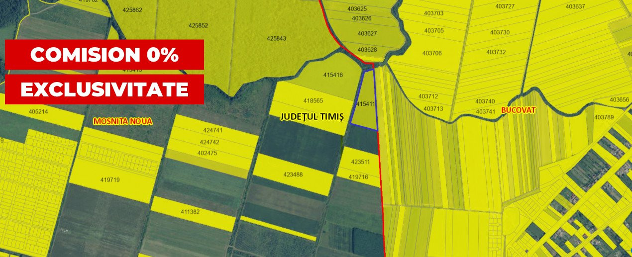 COMISION 0% Teren extravilan Mosnita in zona de Padurea Bistra - 25.000 mp 1, foxfort.ro
