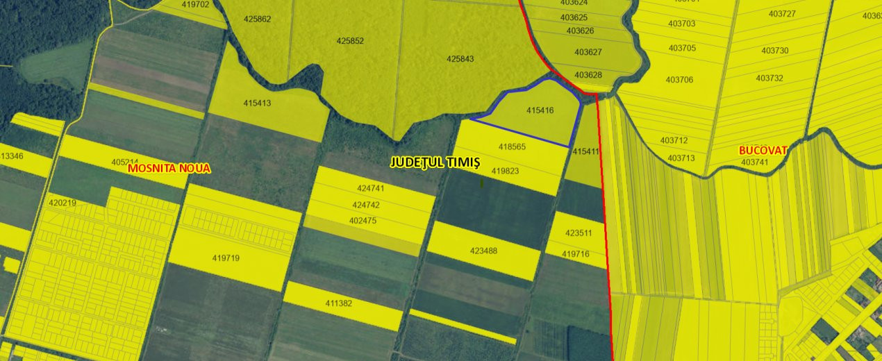 COMISION 0% Teren extravilan Mosnita in zona de Padurea Bistra - 49.500 mp 3, foxfort.ro