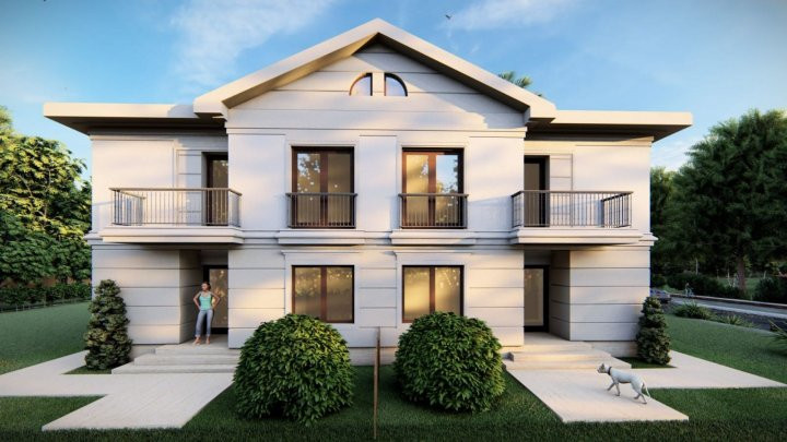 Duplex 5 camere, Sacalaz - Arhitectura moderna 1, foxfort.ro