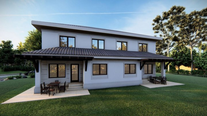 Duplex 5 camere, Sacalaz - Arhitectura moderna 17, foxfort.ro