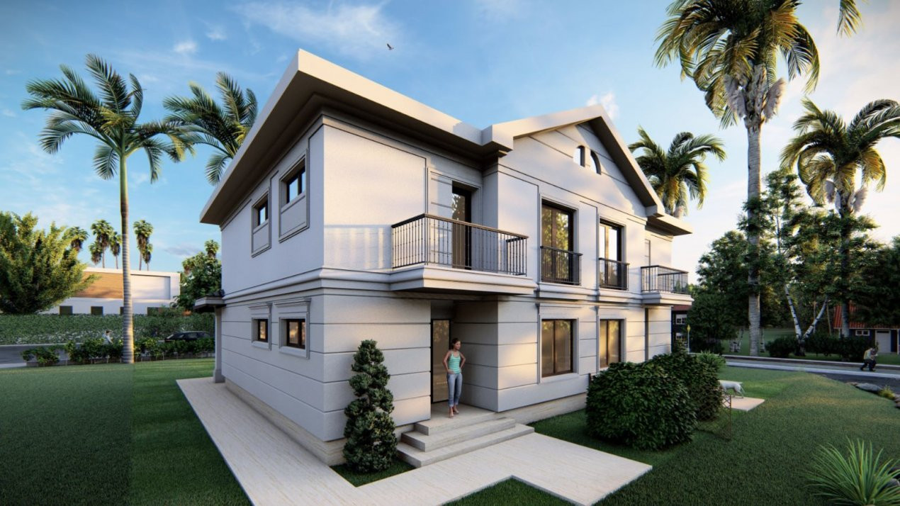 Duplex 5 camere, Sacalaz - Arhitectura moderna 18, foxfort.ro