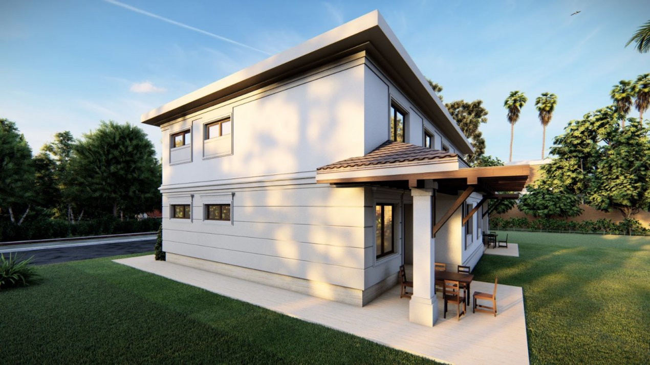 Duplex 5 camere, Sacalaz - Arhitectura moderna 19, foxfort.ro