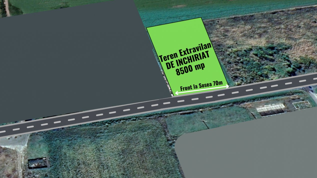 COMISION 0% Teren extravilan pentru inchiriere in Sacalaz  2, foxfort.ro