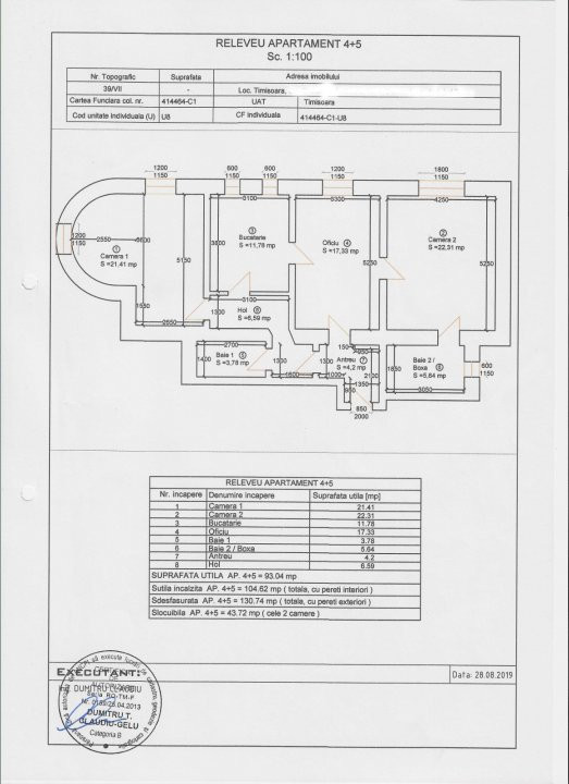 COMISION 0% Apartament demisol 3 camere de vanzare in Timisoara Pretabil Birouri 16, foxfort.ro