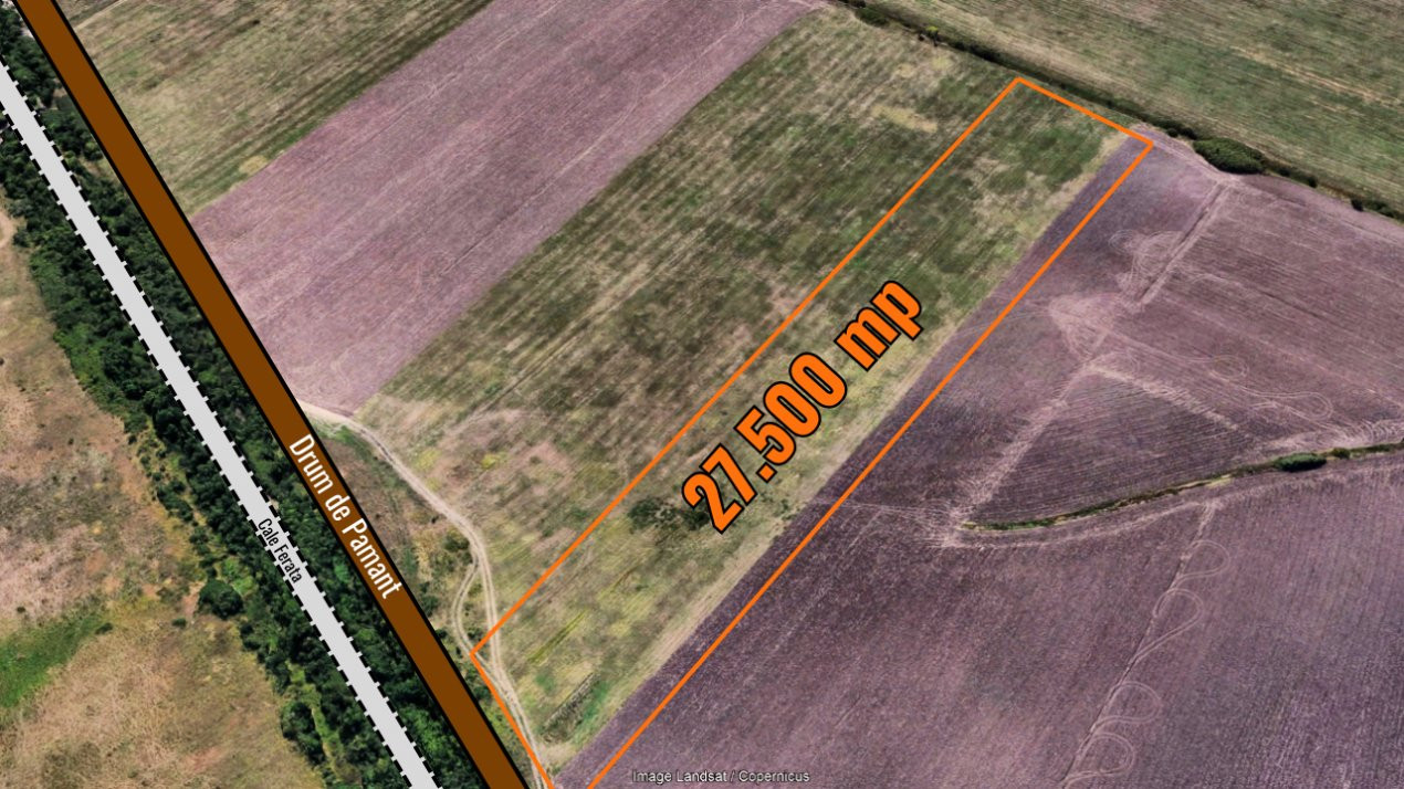 Teren extravilan 27.500 mp de vanzare in Timisoara-Zona Exterior Vest Mehala 1, foxfort.ro