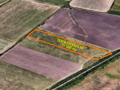 Teren extravilan 27.500 mp de vanzare in Timisoara-Zona Exterior Vest Mehala imagine mica 2, foxfort.ro