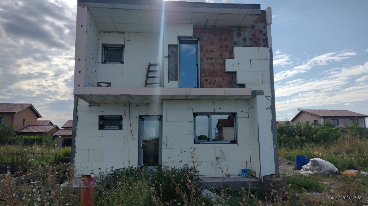Casa individuala 4 camere de vanzare in Sacalaz- Arhitectura Moderna 4, foxfort.ro