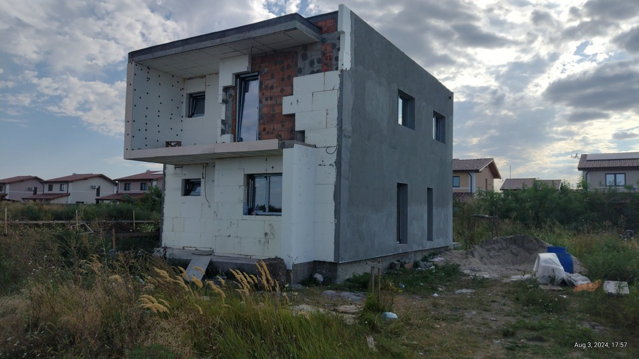 Casa individuala 4 camere de vanzare in Sacalaz- Arhitectura Moderna 5, foxfort.ro