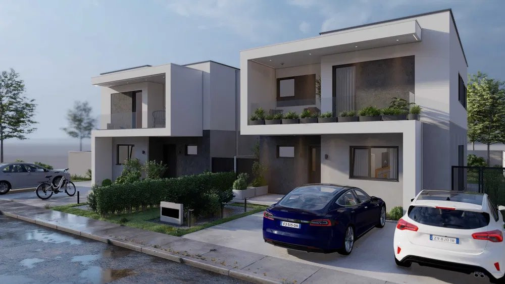 Casa individuala 4 camere de vanzare in Sacalaz- Arhitectura Moderna 7, foxfort.ro