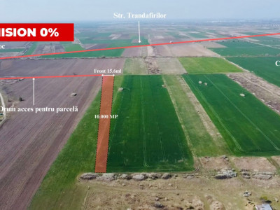 COMISION 0% Teren Extravilan 10.000 mp, Front 15,6ml, Langa Padurea Giroc imagine mica 2, foxfort.ro