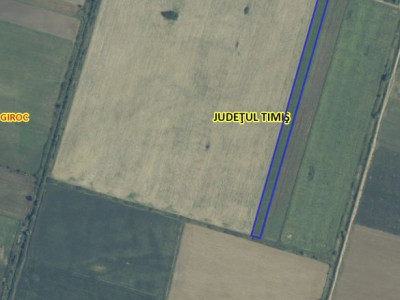 COMISION 0% Teren Extravilan 10.200 mp, Front 19ml, Giroc imagine mica 3, foxfort.ro