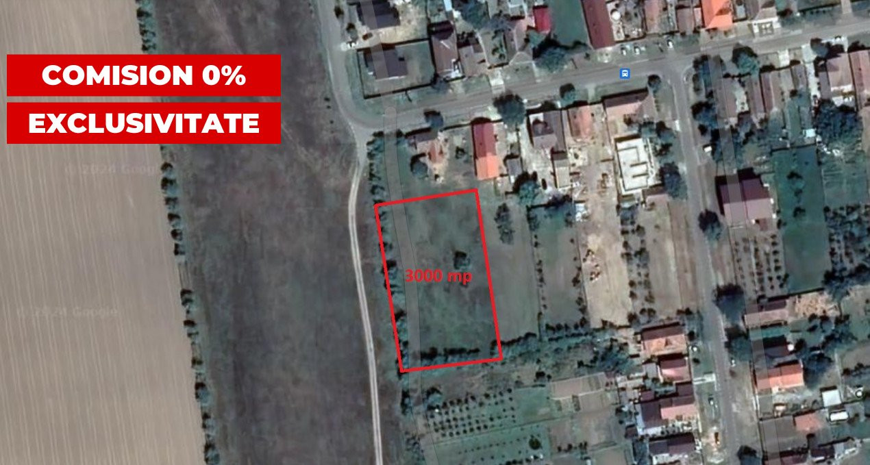 Comision 0% Teren intravilan 3000 mp in Padureni Jebel 2, foxfort.ro