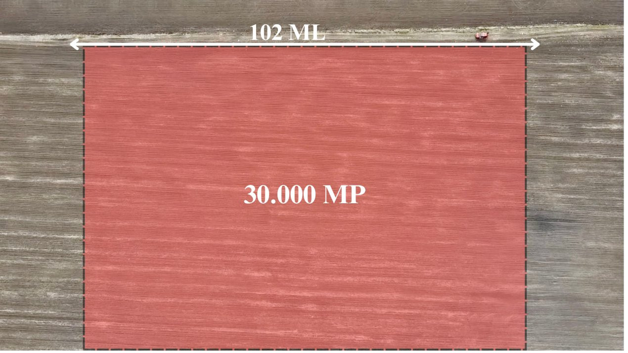 COMISION 0% Teren Extravilan 30.000 mp, front 102 ml, zona Dunca 2, foxfort.ro