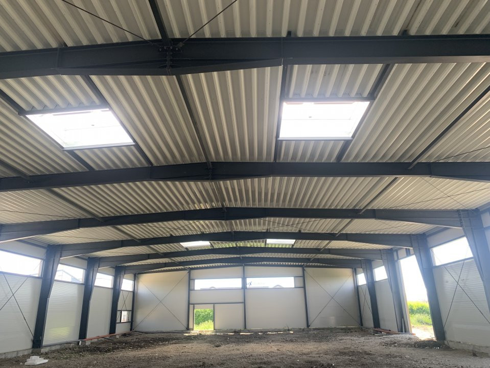 Hala de inchiriat cu platforma betonata de 1334 mp, zona Sanandrei 2, foxfort.ro