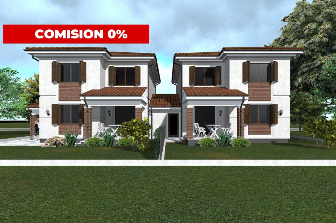 COMISION 0% Duplex despartit prin garaj, 5 camere, 3 bai, in Dumbravita 1, foxfort.ro