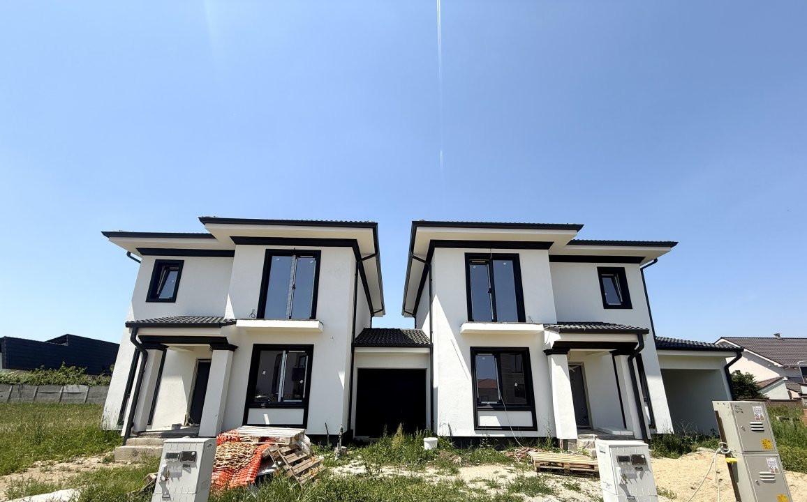 COMISION 0% Duplex despartit prin garaj, 5 camere, 3 bai, in Dumbravita 1, foxfort.ro