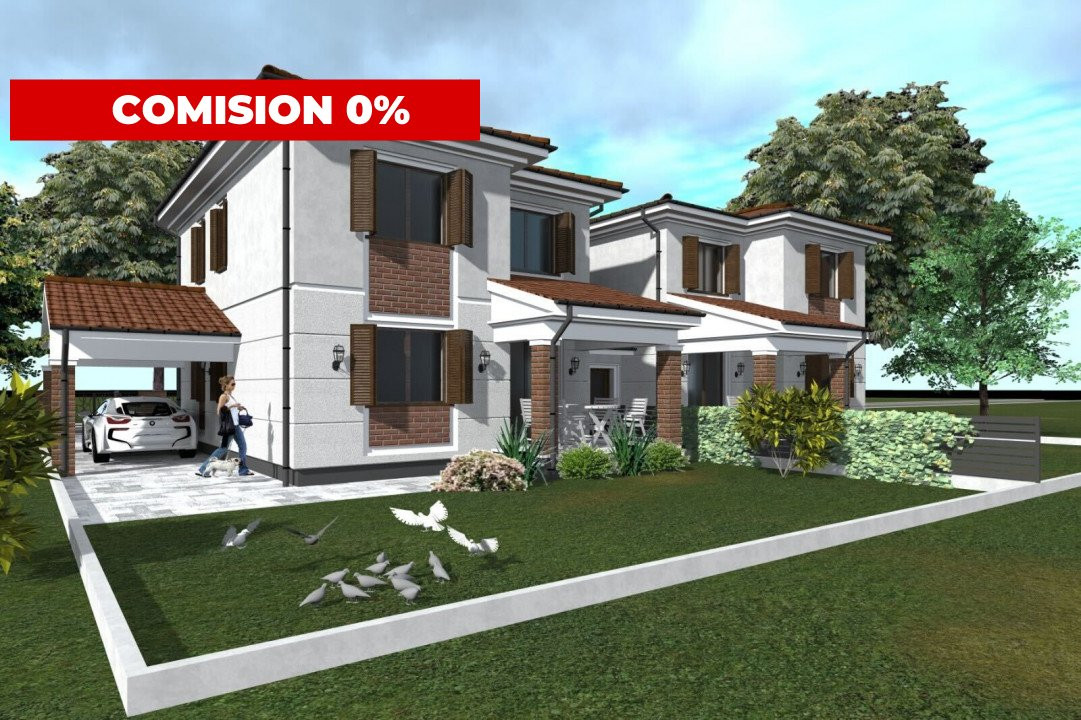 COMISION 0% Duplex despartit prin garaj, 5 camere, 3 bai, in Dumbravita 4, foxfort.ro