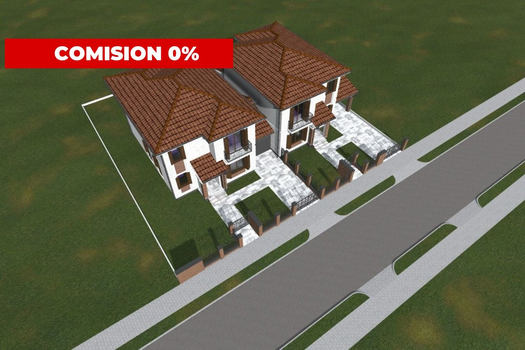COMISION 0% Duplex despartit prin garaj, 5 camere, 3 bai, in Dumbravita 2, foxfort.ro