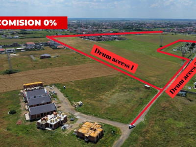 COMISION 0% - Parcele de teren pentru duplex Mosnita cu utilitati!