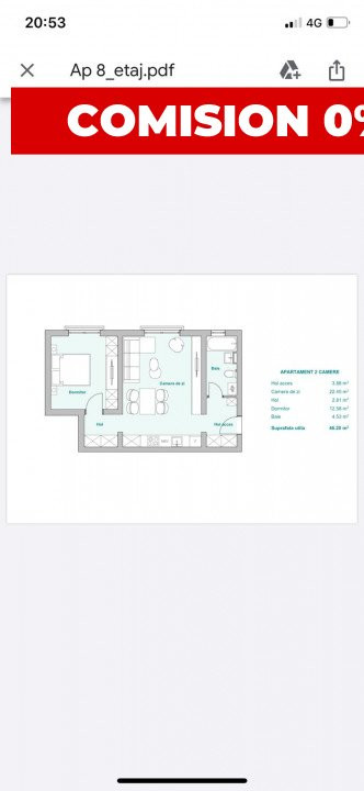 COMISION 0% Apartament cu 2 camere in Timisoara, zona Plopi 2, foxfort.ro