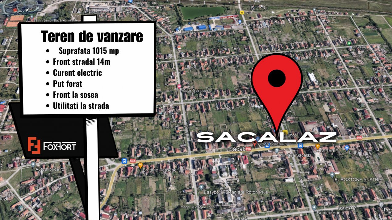 Terenuri de vanzare Sacalaz Nord 1