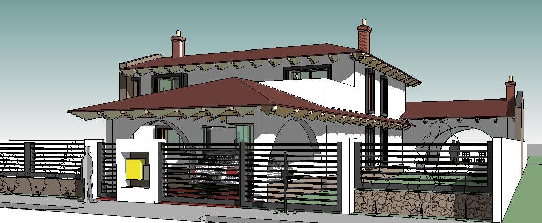 Casa individuala la Rosu, 5 camere, Sacalaz - Proiect deosebit 6, foxfort.ro