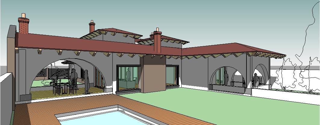 Casa individuala la Rosu, 5 camere, Sacalaz - Proiect deosebit 7, foxfort.ro