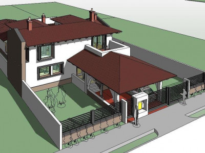 Casa individuala la Rosu, 5 camere, Sacalaz - Proiect deosebit imagine mica 8, foxfort.ro