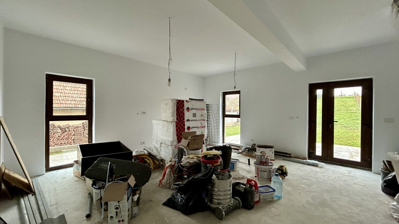 Comision 0% Duplex 3 camere si teren generos - localitatea Cornesti 2, foxfort.ro