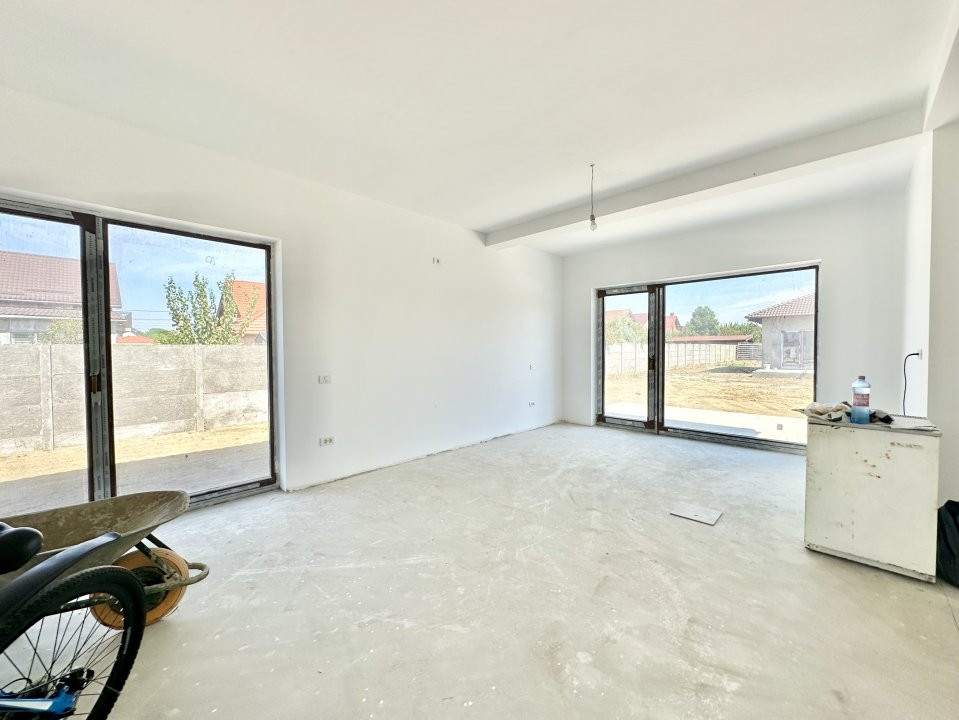 Duplex plan parter Mosnita, 4 camere, 2 bai 6, foxfort.ro