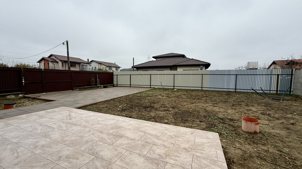 Duplex plan parter Mosnita, 4 camere, 2 bai 16, foxfort.ro