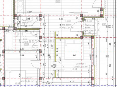 Duplex plan parter Mosnita, 4 camere, 2 bai imagine mica 2, foxfort.ro