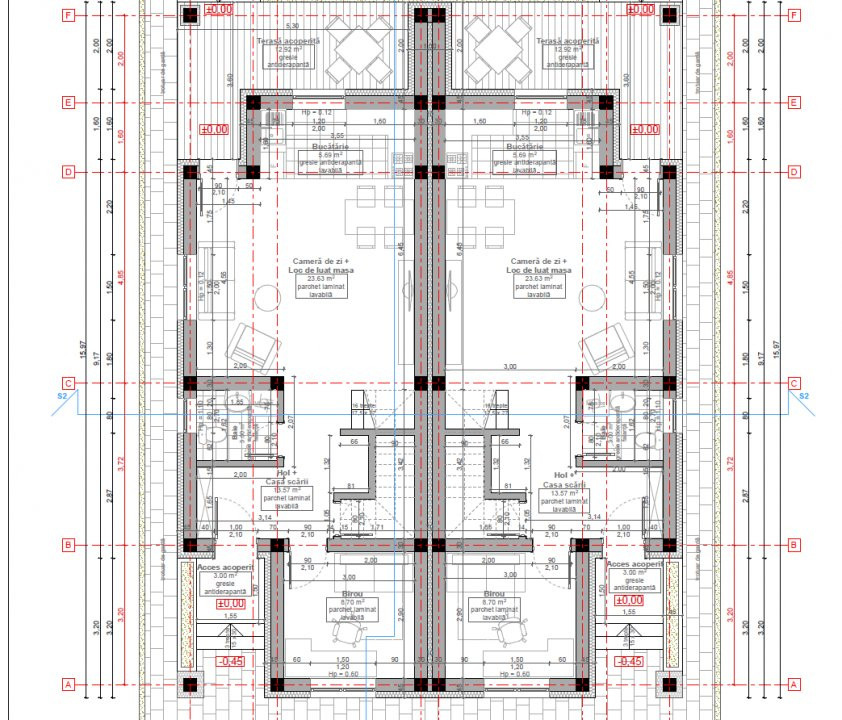 Duplex 4 camere, Sacalaz - Proiect nou 5, foxfort.ro
